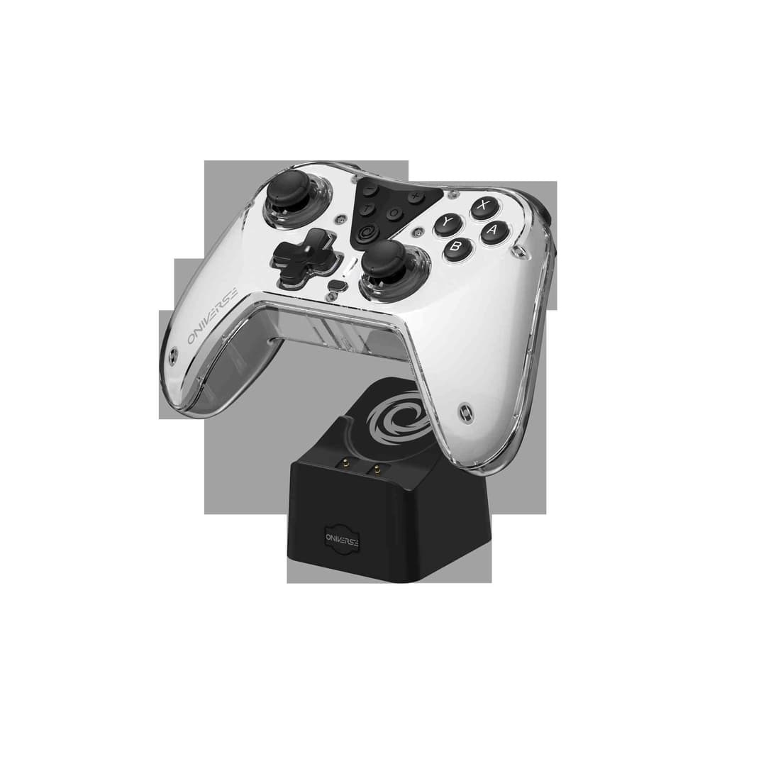 Astralite Eridani White Wireless Bluetooth Controller & Charging Station for Nintendo Switch, PC, Mobile - Image 8