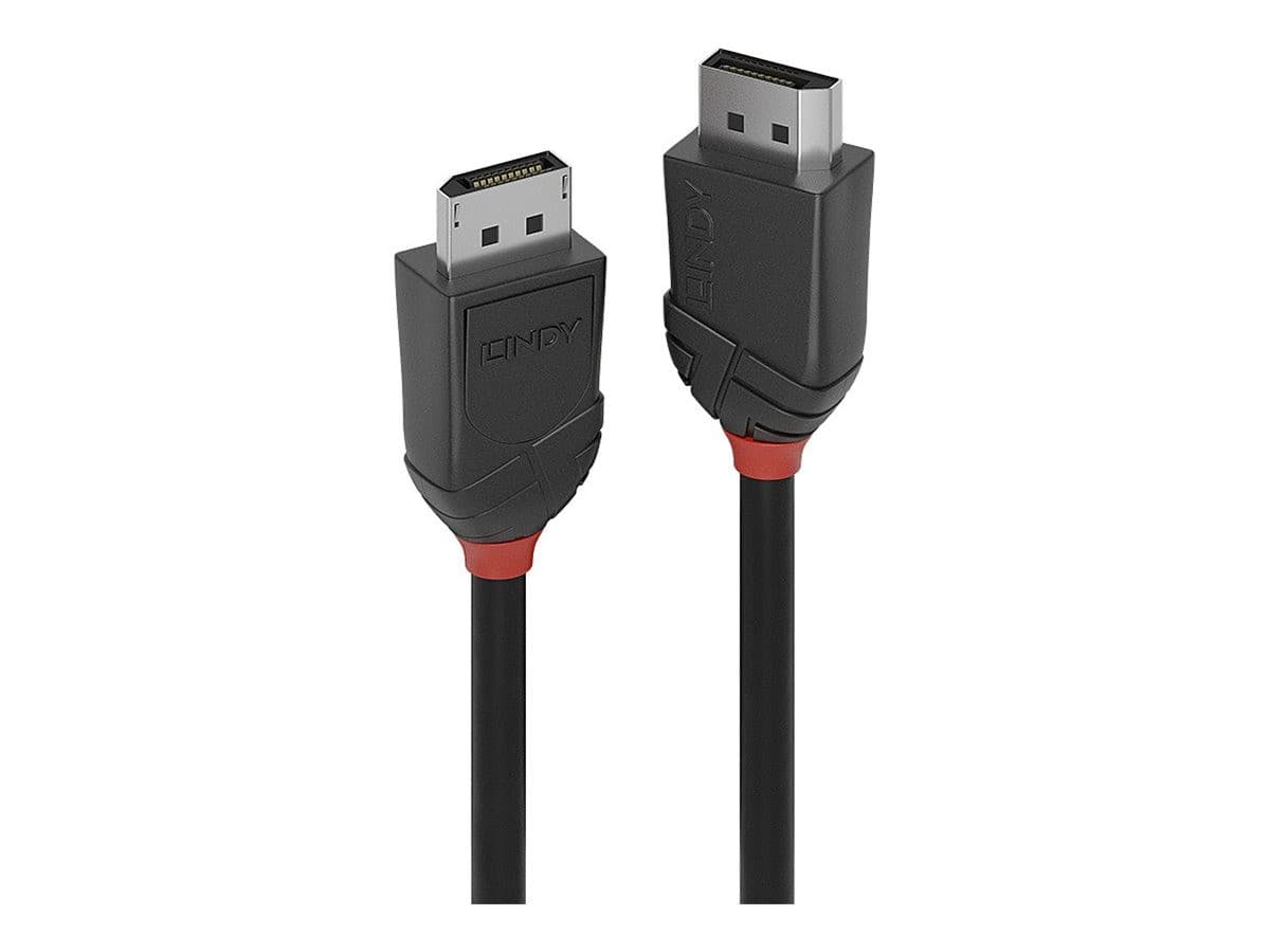 Lindy Black Line DisplayPort 1.2 Cable 1.5m Black