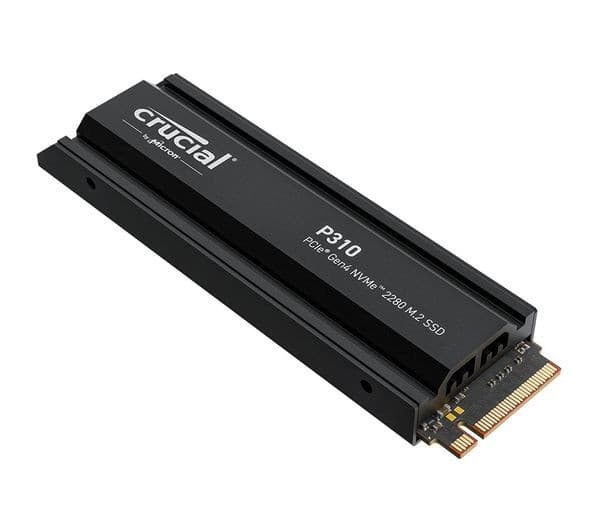 Crucial P310 1TB M.2 2280 PCIe 4.0 NVMe SSD with Heatsink