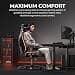 Anda Seat Novis Max Gaming Chair for Adults - Large Reclining Video Game Chairs, Linen Fabric Ergonomic Gaming Chair, Heavy Duty Back Lumbar Support - Grey Fabric Computer Chairs for Home & Work thumbnail 5