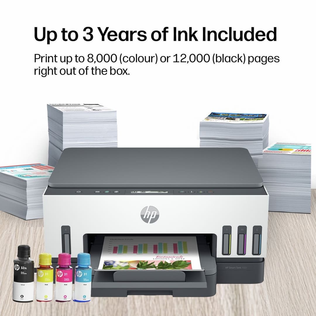 HP Smart Tank 7005 Printer Black/Grey - Image 4