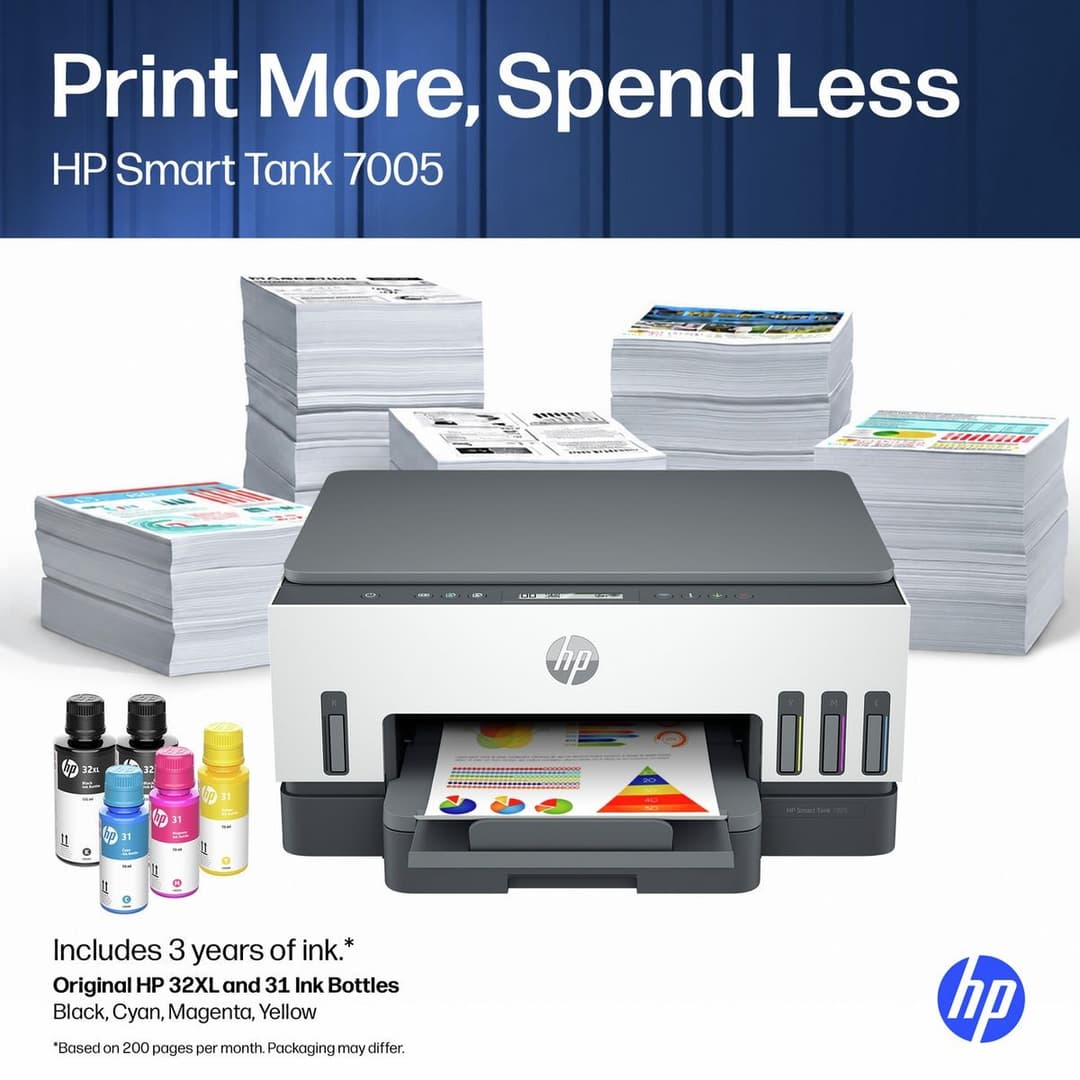 HP Smart Tank 7005 Printer Black/Grey - Image 7