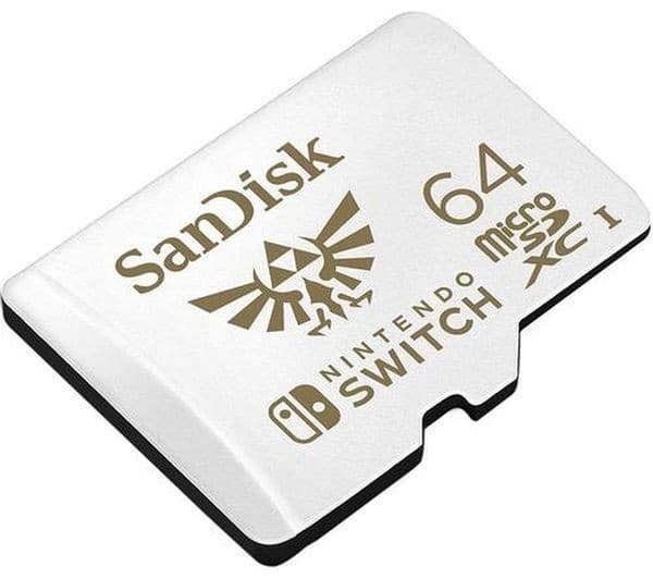SANDISK High Performance Class 10 microSD Memory Card for Nintendo Switch - 64 GB