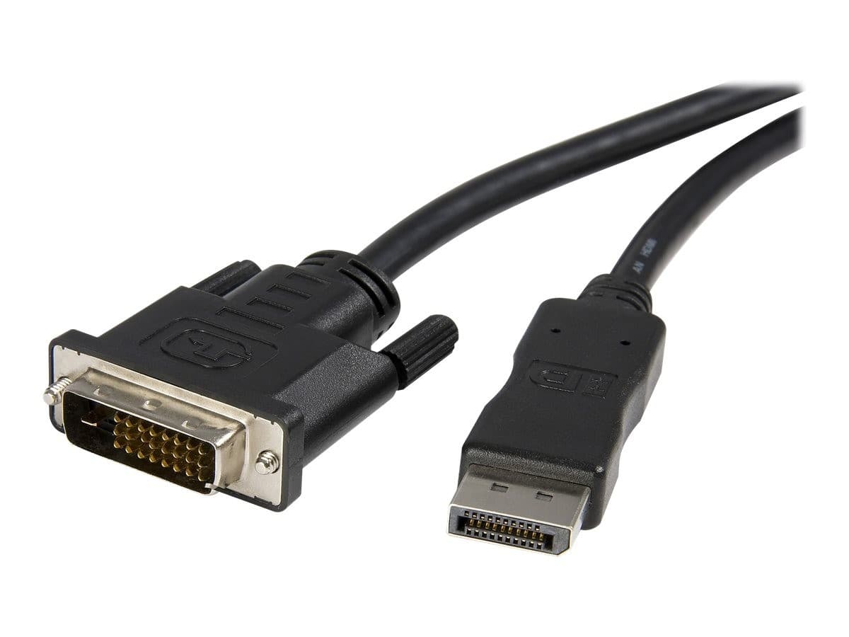 StarTech DisplayPort to DVI-D Converter Cable 10ft Black