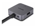 Lindy 4-Port USB 3.2 Gen 1 Hub with 5m Cable - Black & Grey thumbnail 3