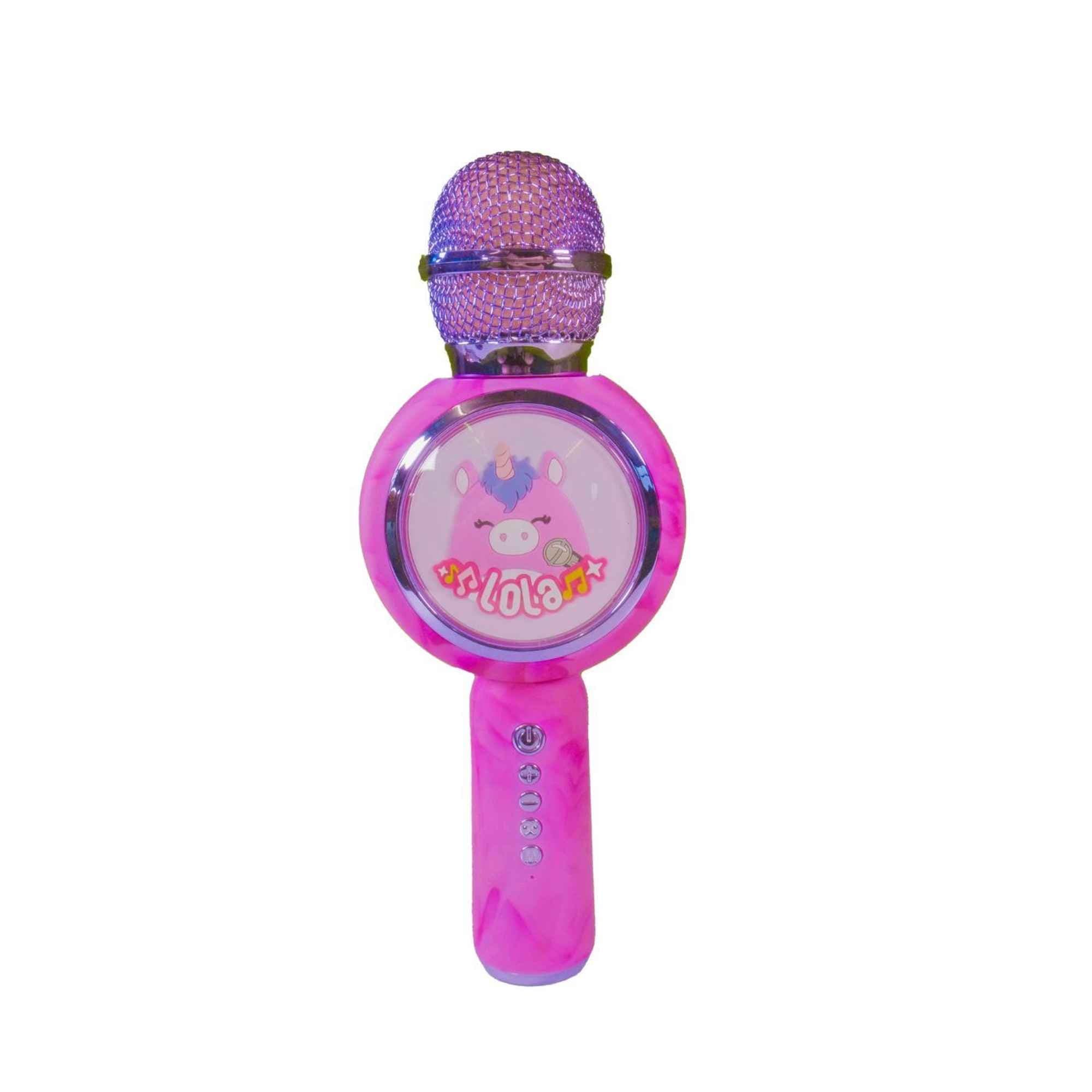 Squishmallows Lola the Unicorn Karaoke Microphone