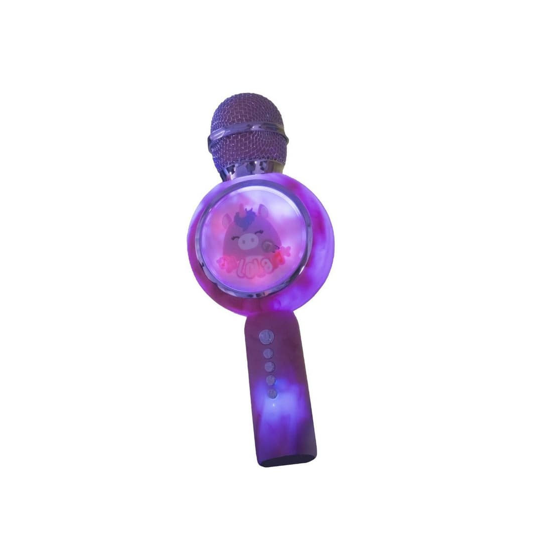Squishmallows Lola the Unicorn Karaoke Microphone - Image 3