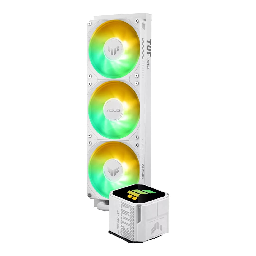 ASUS TUF Gaming LC III 360 ARGB White Edition Intel/AMD AIO Liquid CPU Cooler - Image 3
