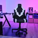 Trust GXT703 Riye Gaming Chair - White thumbnail 1