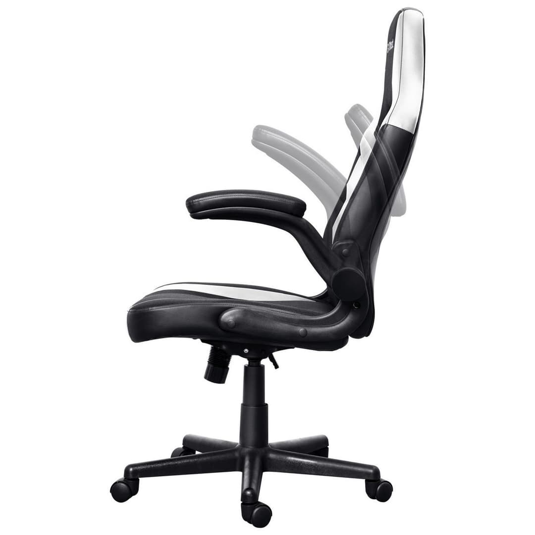 Trust GXT703 Riye Gaming Chair - White - Image 4