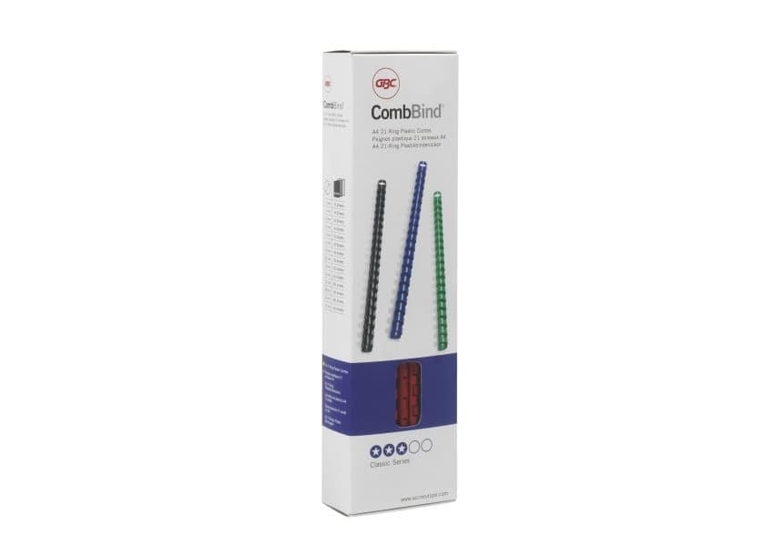 GBC CombBind Binding Combs 8mm A4 21R - Image 3