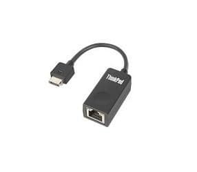 Lenovo Ethernet Extension Adapter Gen 2 RJ45 dongle 01YU028 (Luxshare), black - Image 1