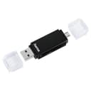 Hama Basic USB 2.0 OTG Card Reader for SD/microSD, Micro-USB - Black thumbnail 2