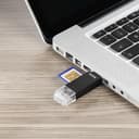 Hama Basic USB 2.0 OTG Card Reader for SD/microSD, Micro-USB - Black thumbnail 3