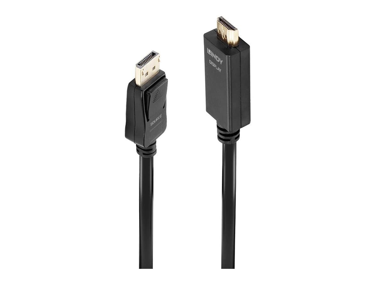 Lindy DisplayPort to HDMI 4K30Hz Adapter Cable, Black - 2m
