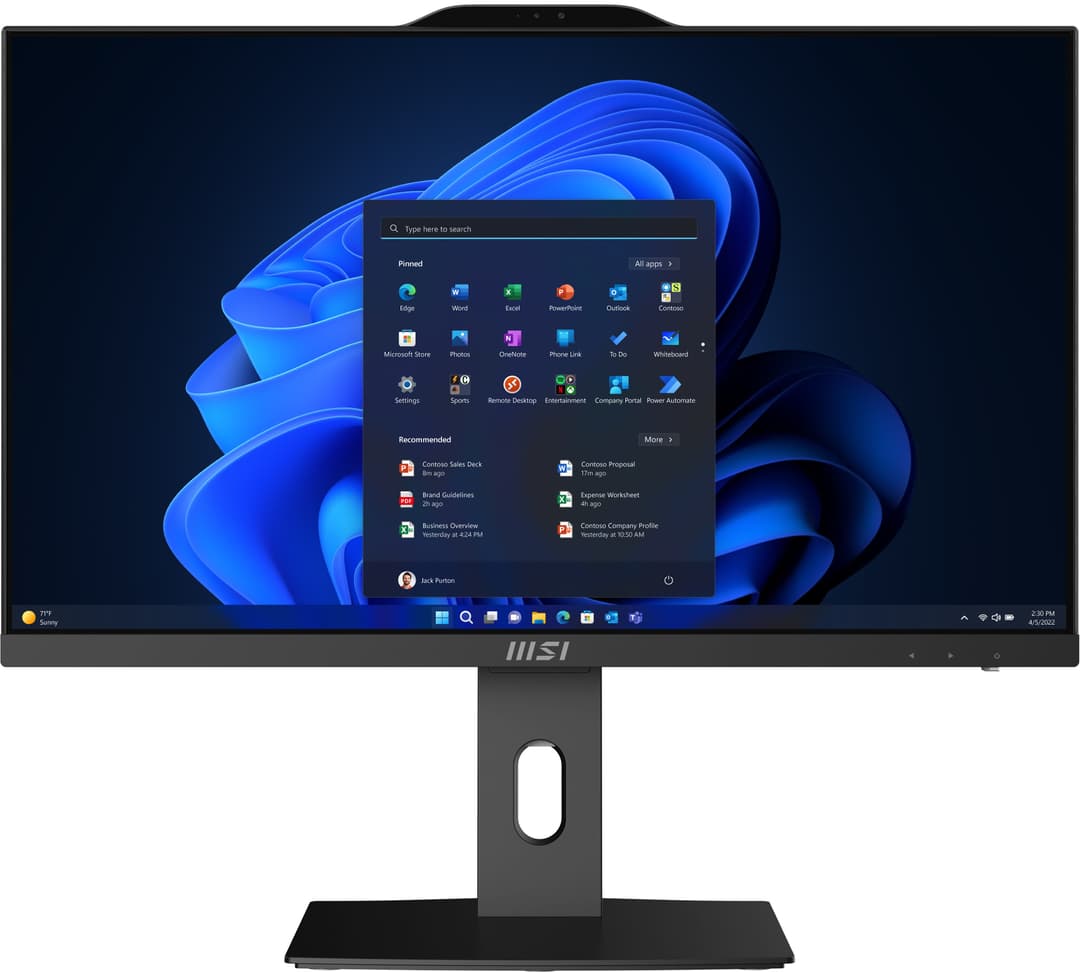 MSI Pro AP242P 14M 23.8" Full HD IPS All-in-One PC - Intel Core i5-14400, Barebone (no RAM, SSD or OS) - Image 3