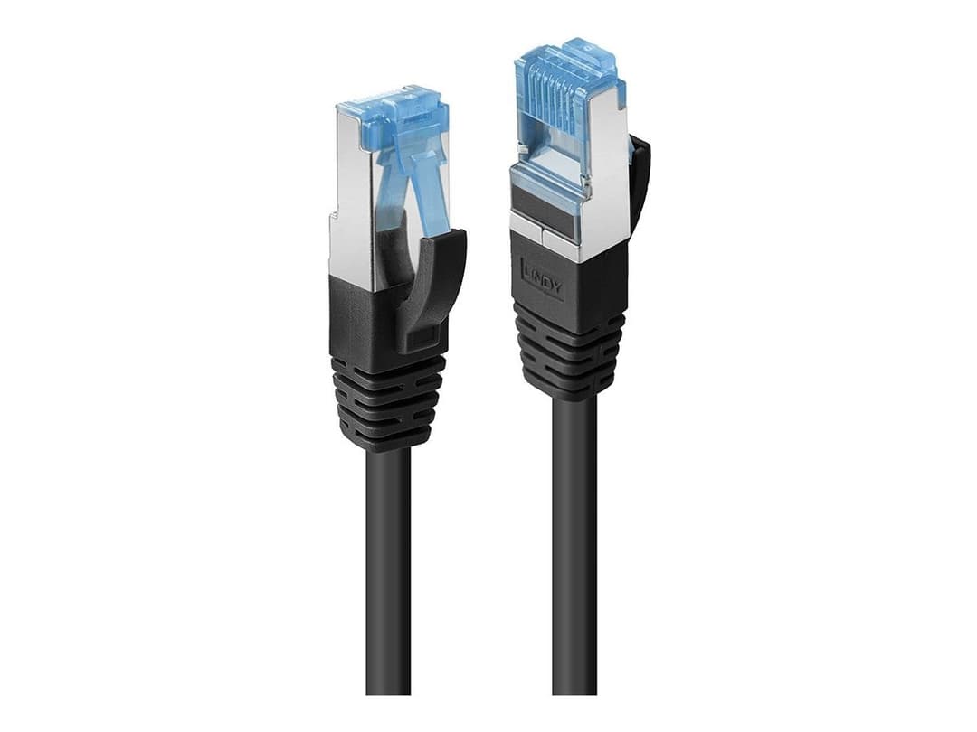 Lindy CAT 6a Patch Cable 5m Black - Image 1