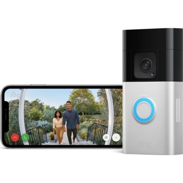 Ring Video Doorbell Plus 1536p Nickel Matt - Image 1