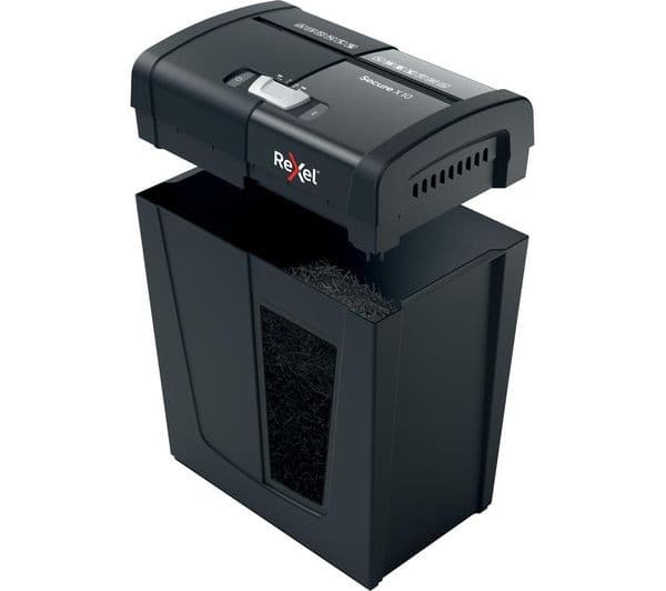 REXEL Secure X10 2020124 Cross Cut Paper Shredder - Image 4