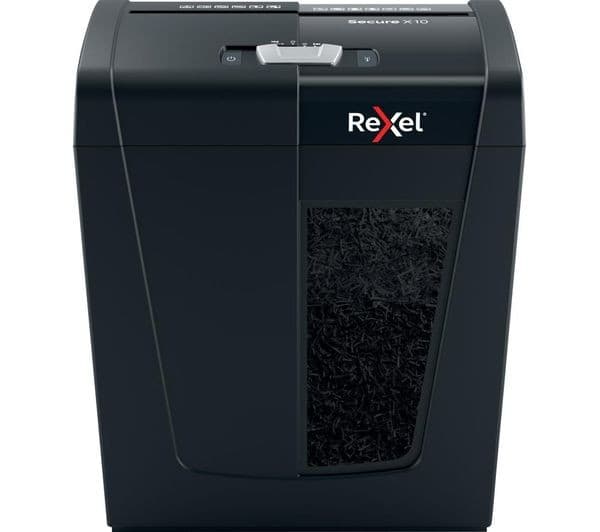 REXEL Secure X10 2020124 Cross Cut Paper Shredder - Image 7