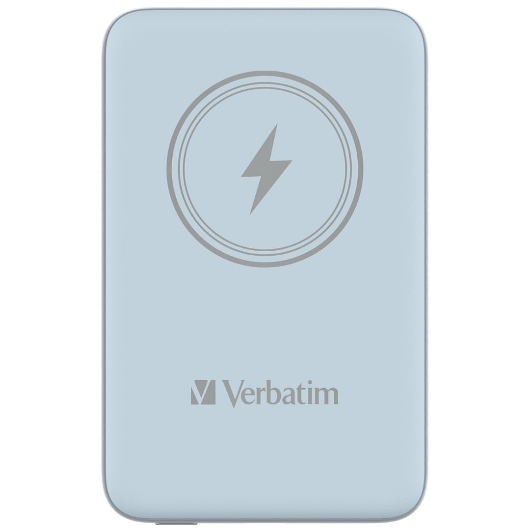 Verbatim Charge 'n' Go Magnetic Wireless Power Bank 10000mAh Blue - Image 3