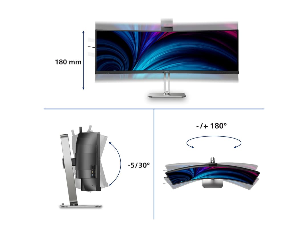 Philips 49B2U6903CH 49" Monitor Silver - Image 1