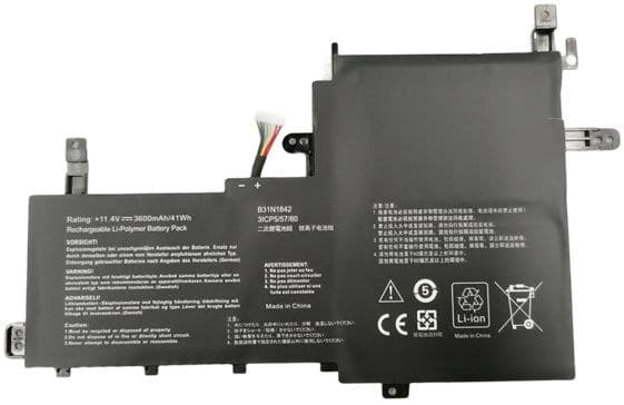 Laptop Battery for Asus K531FA/K531FL/S531FA - B31N1842 11.4V 3600mAh 41Wh Li-Polymer - Image 1