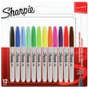 Sharpie Fine Tip Assorted Permanent Markers - 12 Pack thumbnail 1