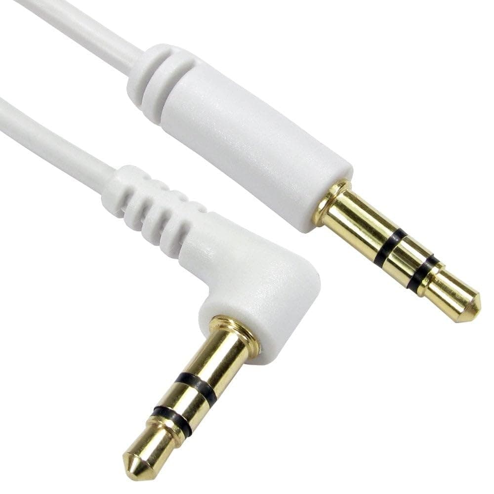 Cables Direct 2m 3.5mm Stereo Audio Cable, White - Image 1