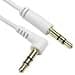 Cables Direct 2m 3.5mm Stereo Audio Cable, White thumbnail 3