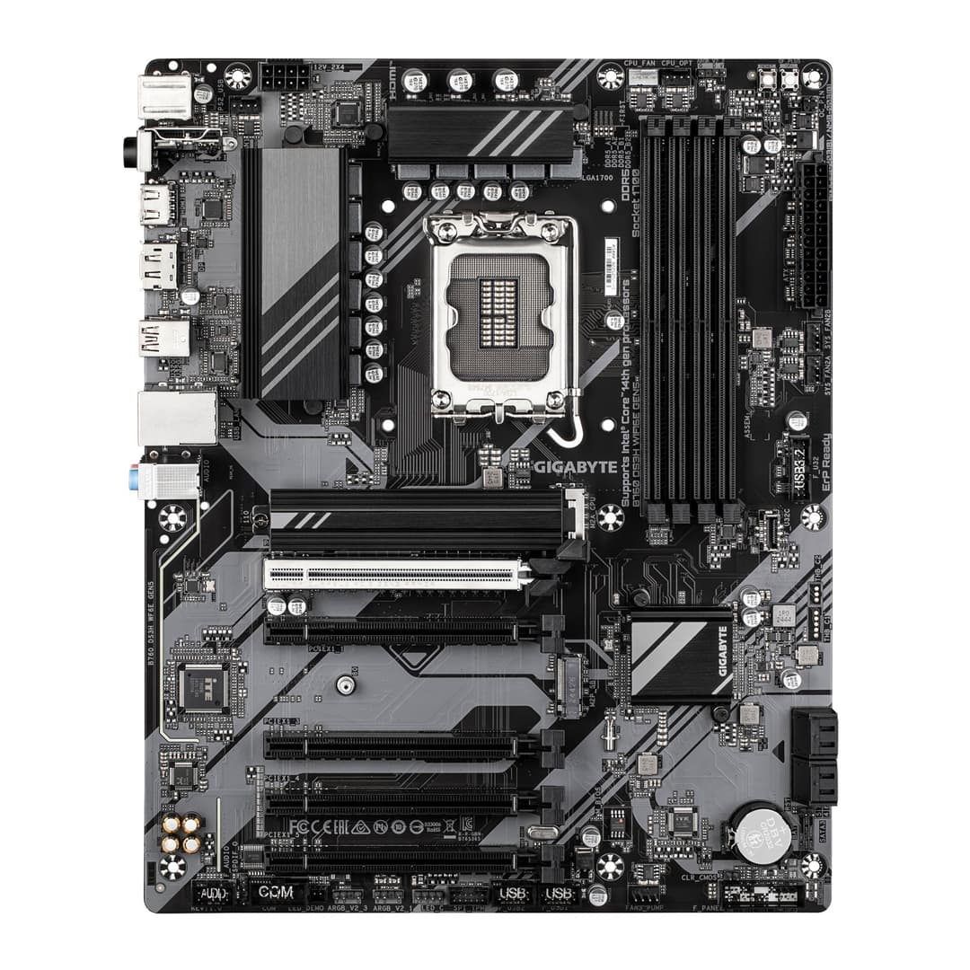GIGABYTE B760 DS3H WIFI6E GEN5 Intel B760 Express DDR5 ATX LGA 1700 Motherboard - Image 2
