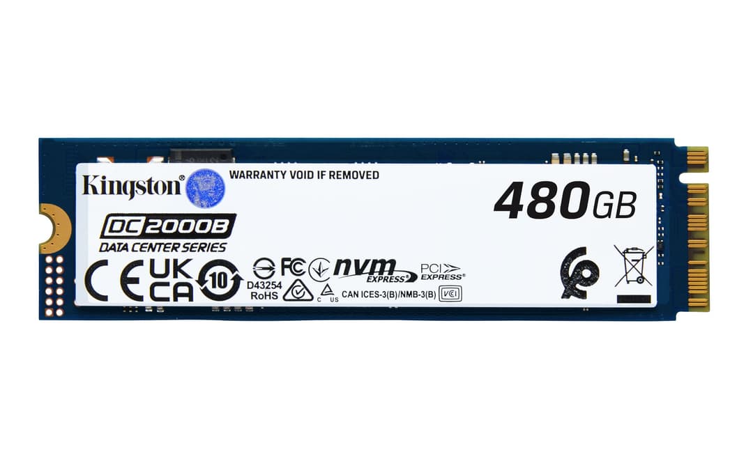 Kingston Technology DC2000B 480G PCIe 4.0 NVMe M.2 2280 Enterprise SSD - Image 2