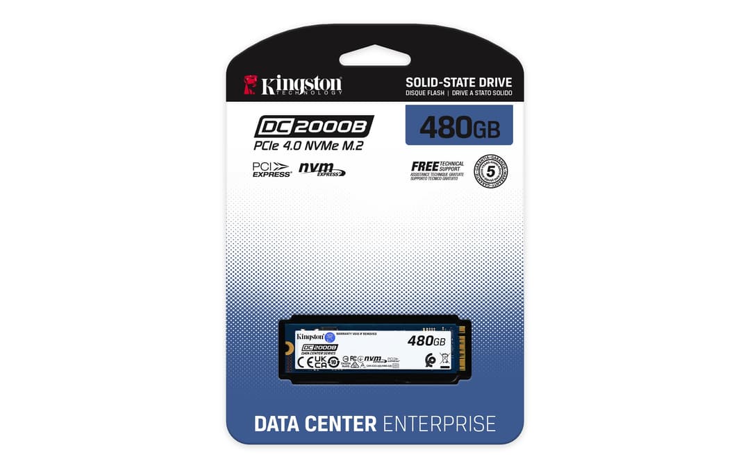 Kingston Technology DC2000B 480G PCIe 4.0 NVMe M.2 2280 Enterprise SSD - Image 4