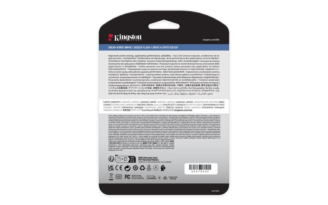 Kingston Technology DC2000B 480G PCIe 4.0 NVMe M.2 2280 Enterprise SSD - Image 5