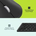 Styletech MK650 Multi-Mode Wireless Mouse and Keyboard - Black thumbnail 7