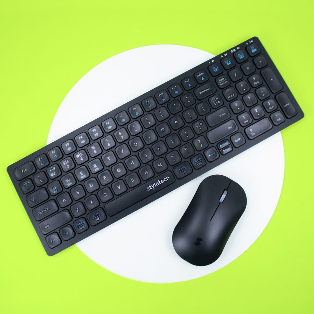 Styletech MK650 Multi-Mode Wireless Mouse and Keyboard - Black - Image 8
