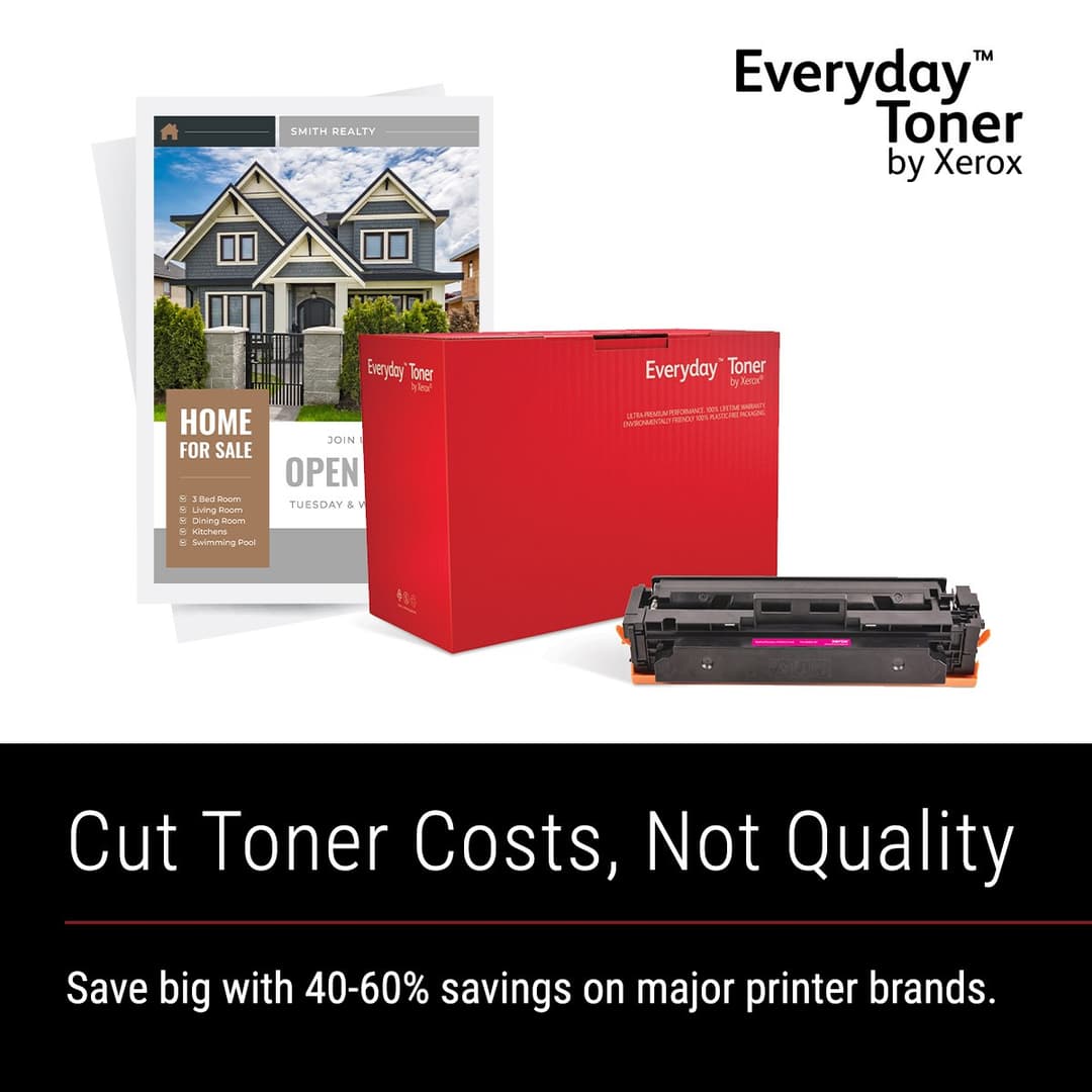 Everyday™ Cyan Toner by Xerox compatible with Brother TN-423C, High capacity - Image 2