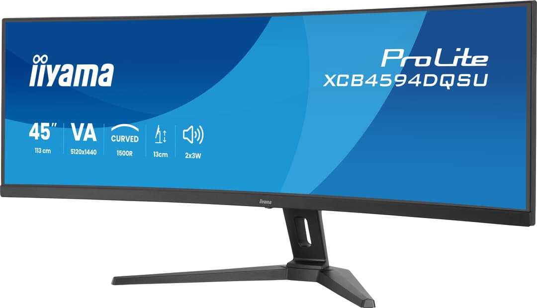 iiyama ProLite XCB4594DQSU-B1 computer monitor 113 cm (44.5") 5120 x 1440 pixels Dual QHD LED Black - Image 4