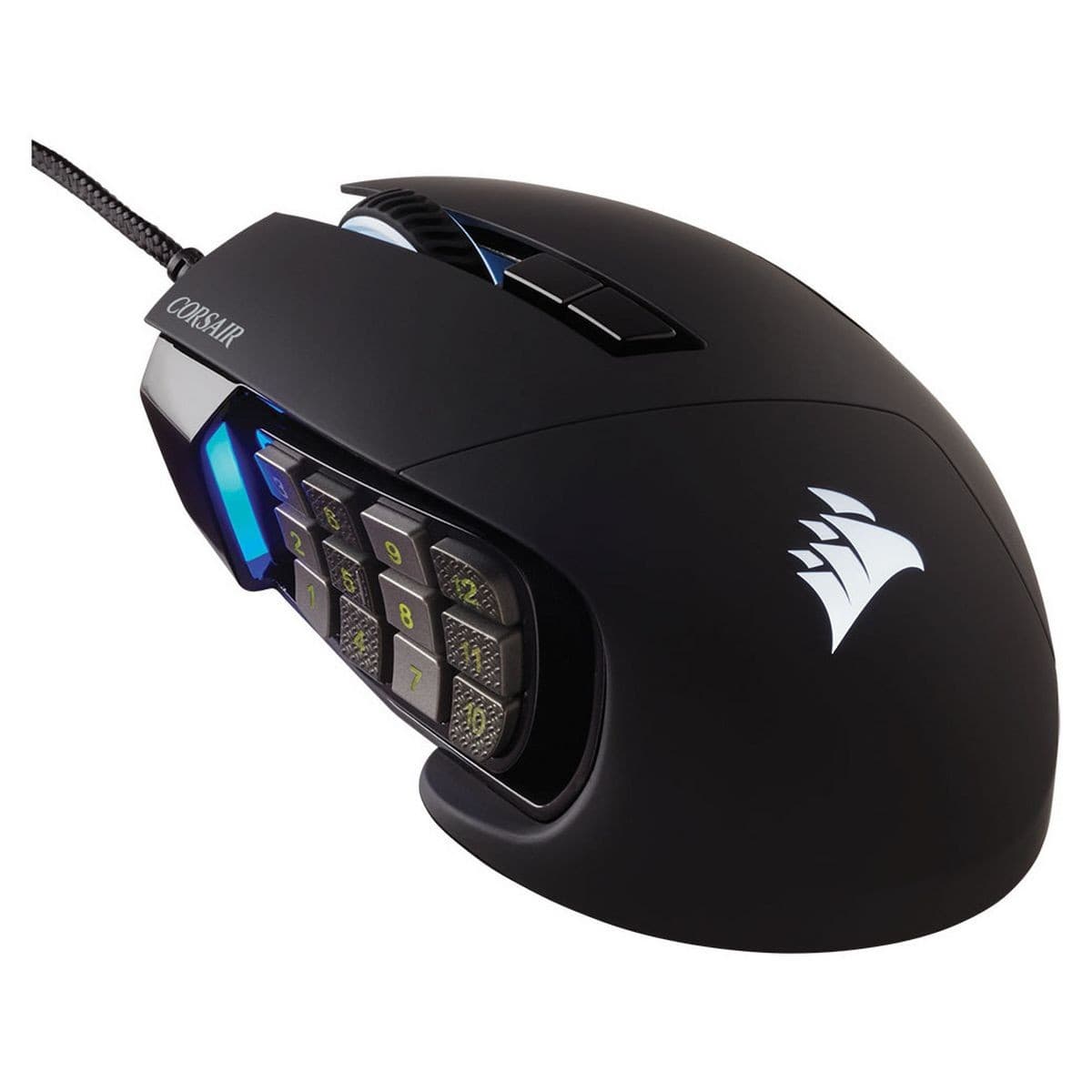 Corsair Scimitar RGB Elite Wired MMO Gaming Mouse - Black