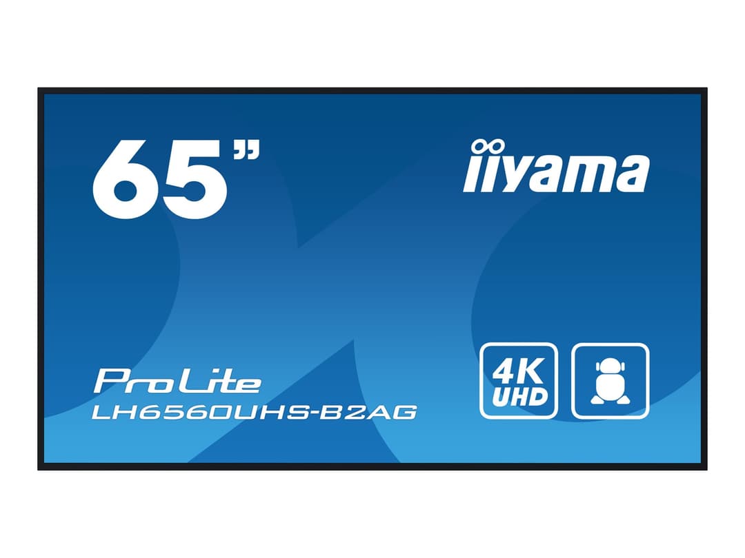 iiyama ProLite LH6560UHS-B2AG 65" Class (64.5" viewable) LED-backlit LCD display - 4K - for digital signage - Image 1