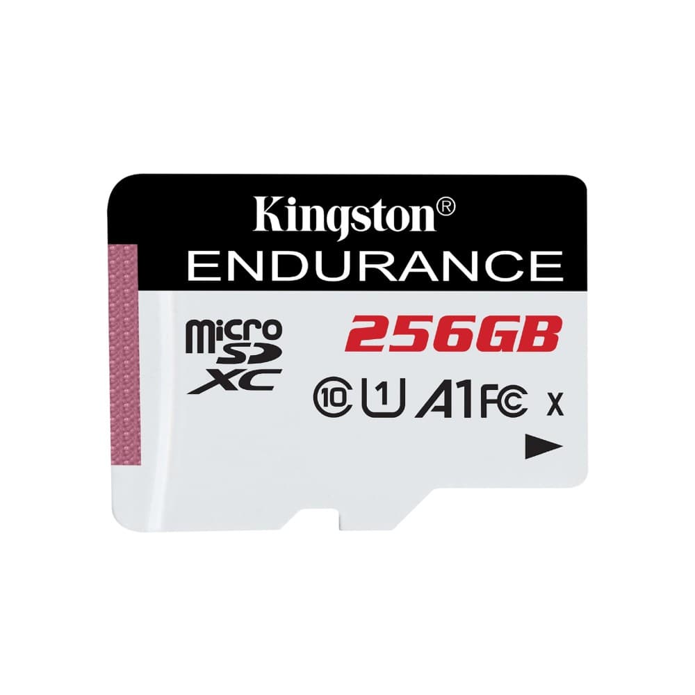 Kingston Technology 256GB microSDXC High Endurance 95R/45W C10 A1 UHS-I U1 Memory Card (Card Only) - Image 1