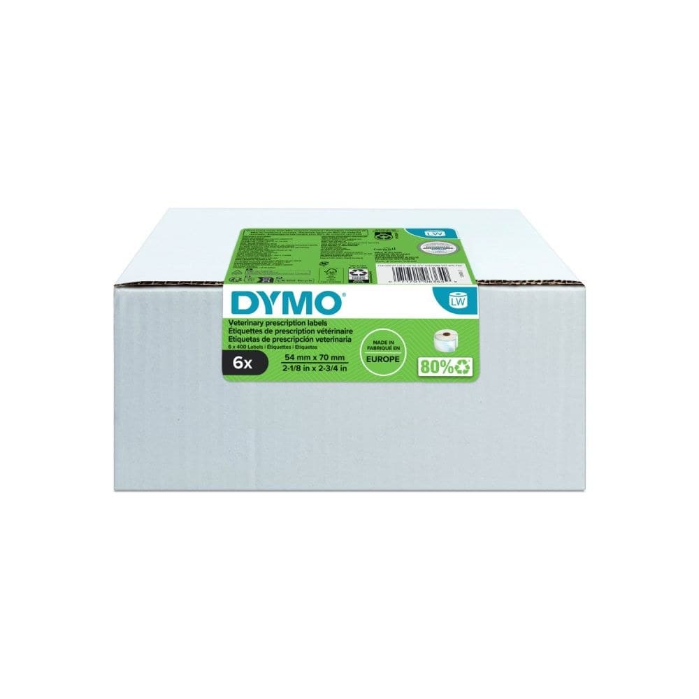 Dymo 2187328 LabelWriter Veterinary Prescription Labels 54 x 70mm - Image 1