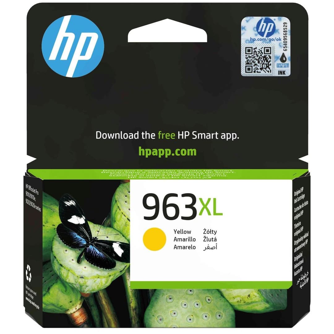 HP 963 XL High Yield Original Ink Cartridge - Yellow - Image 1