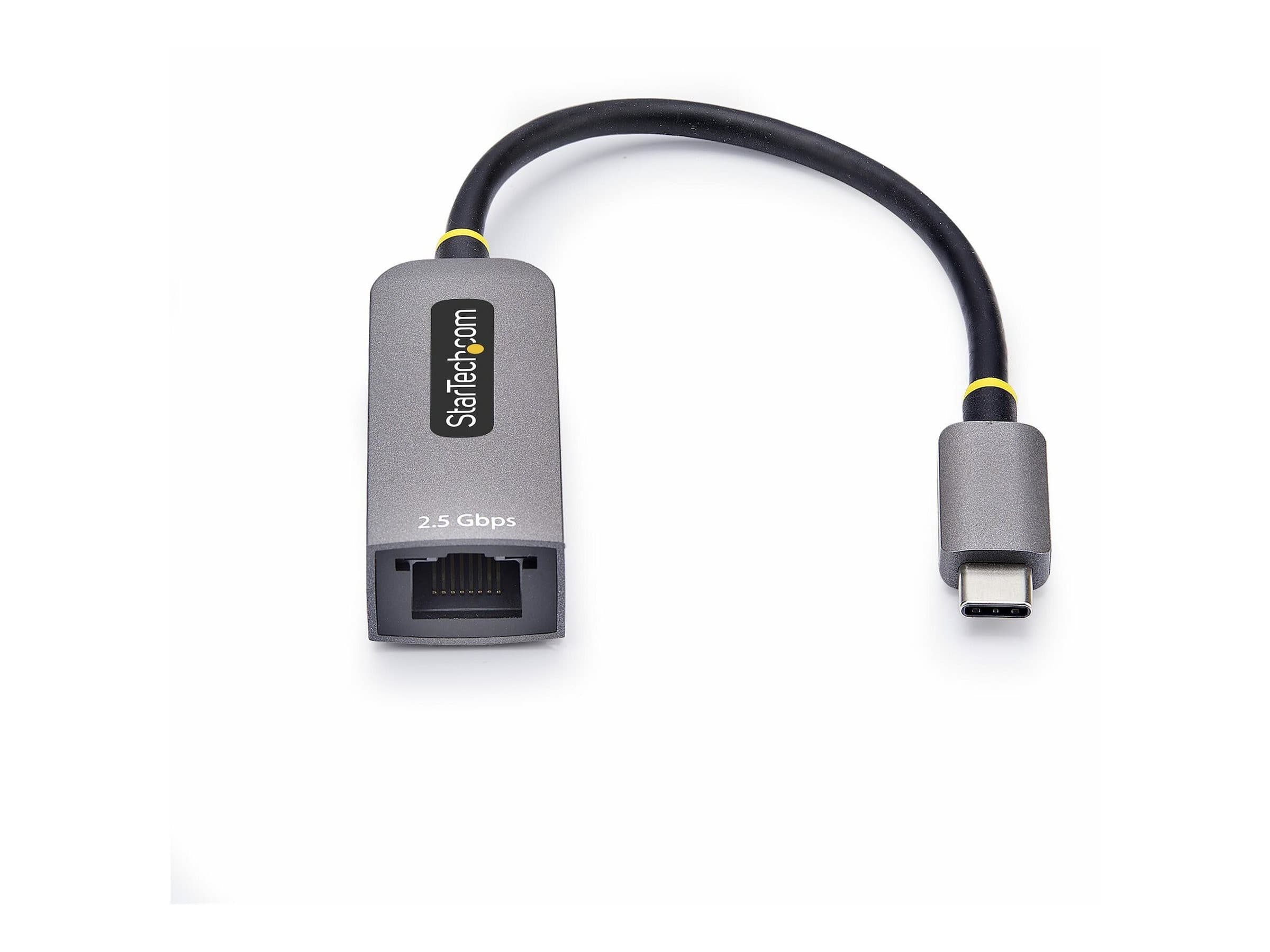 StarTech.com 2.5GbE USB-C to Ethernet Adapter (C22G-USB-ETHERNET) - network adapter - USB-C 3.2 Gen 1 / Thunderbolt 3 - 10M/100M/1G/2.5 Gigabit Ethernet - space grey