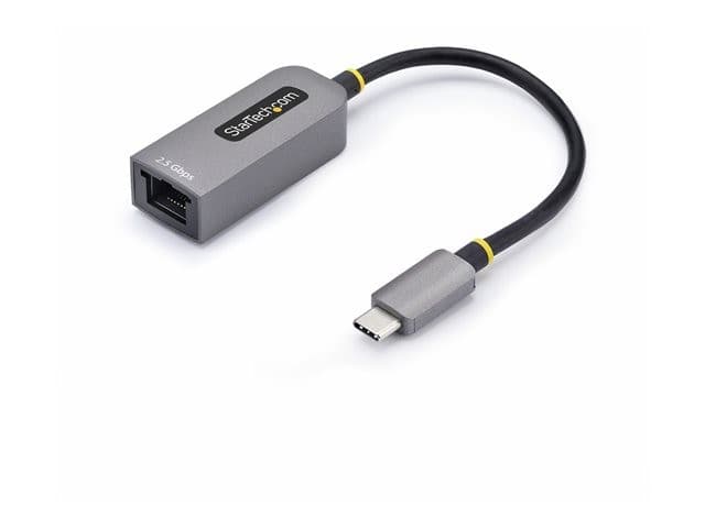 StarTech.com 2.5GbE USB-C to Ethernet Adapter (C22G-USB-ETHERNET) - network adapter - USB-C 3.2 Gen 1 / Thunderbolt 3 - 10M/100M/1G/2.5 Gigabit Ethernet - space grey - Image 3
