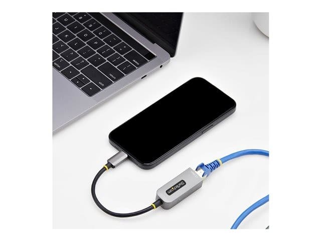 StarTech.com 2.5GbE USB-C to Ethernet Adapter (C22G-USB-ETHERNET) - network adapter - USB-C 3.2 Gen 1 / Thunderbolt 3 - 10M/100M/1G/2.5 Gigabit Ethernet - space grey - Image 6