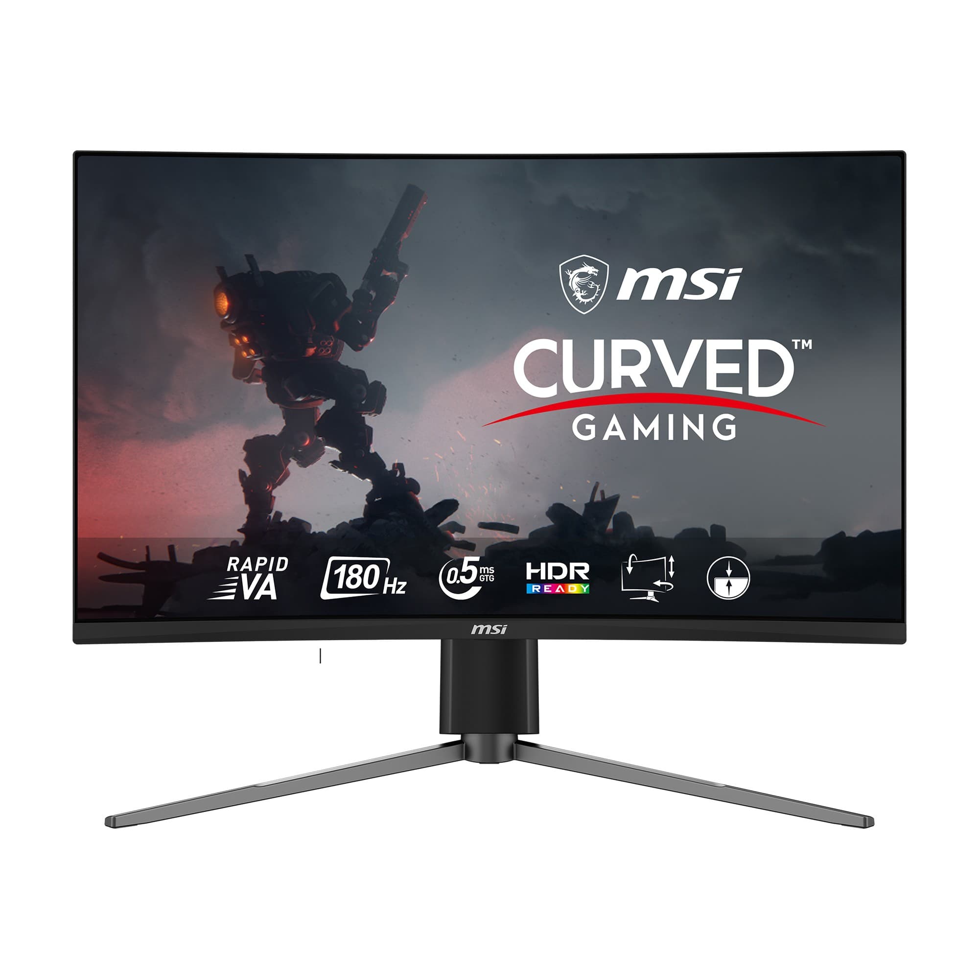 MSI MAG 27CQ6F 27" VA Quad HD 180 Hz 0.5 ms Curved Black Gaming Monitor