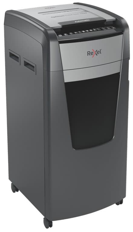 Rexel Optimum AutoFeed+ 750M paper shredder Micro-cut shredding 55 dB 23 cm Black, Silver - Image 3