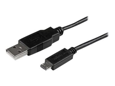 StarTech USBAUB2MBK 2m Slim Micro USB Cable Black