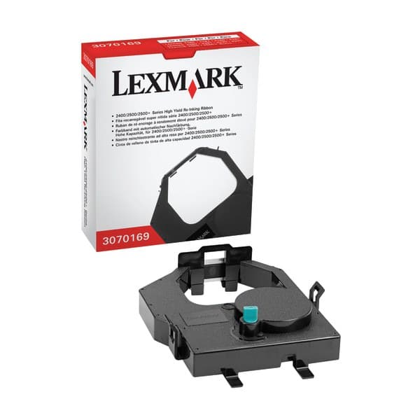 Lexmark 3070169 High Yield Re-Inking Ribbon for 2500 Series Forms Printers, 8 Million Characters - Black - Image 2
